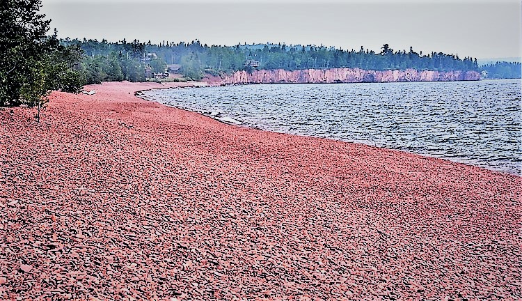 pink beach